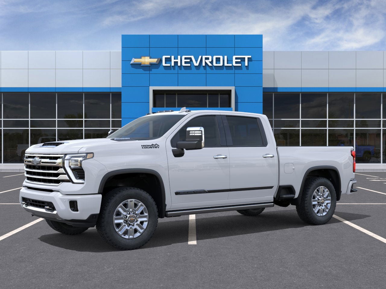 Polar White 2026 Chevrolet Silverado 2500HD Pickup Truck Four-Wheel Drive Automatic