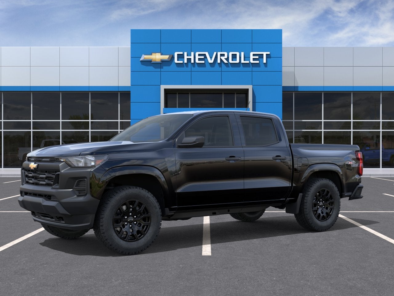 Black 2026 Chevrolet Colorado Pickup Truck Four-Wheel Drive 8-Speed Automatic