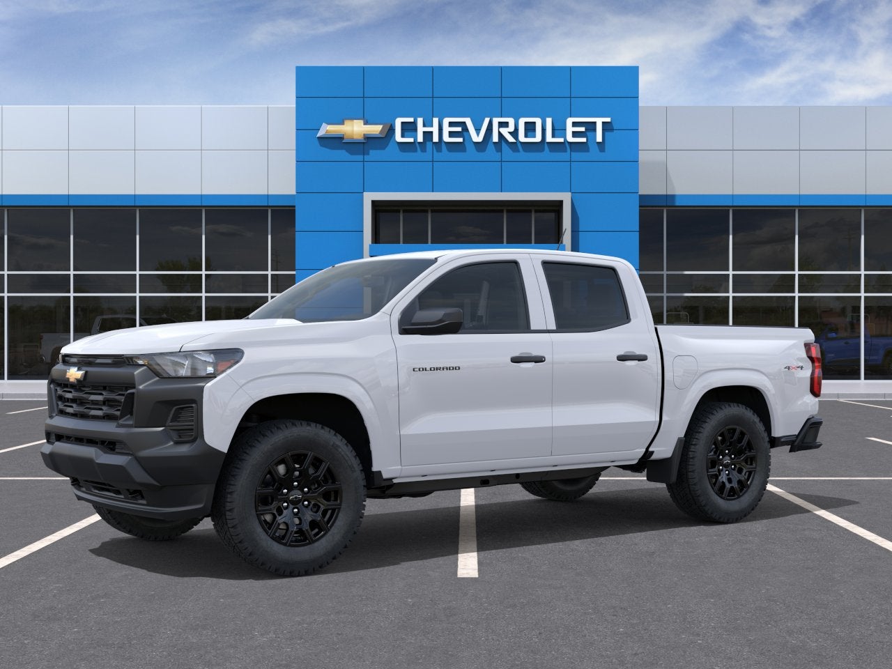 Summit White 2026 Chevrolet Colorado Pickup Truck Four-Wheel Drive 8-Speed Automatic