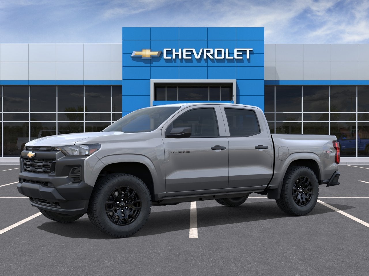 Sterling Gray Metallic 2026 Chevrolet Colorado Pickup Truck Four-Wheel Drive 8-Speed Automatic