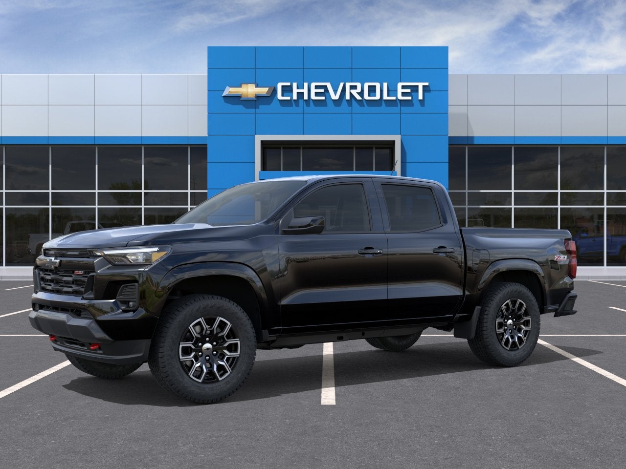 Black 2026 Chevrolet Colorado Pickup Truck Four-Wheel Drive 8-Speed Automatic