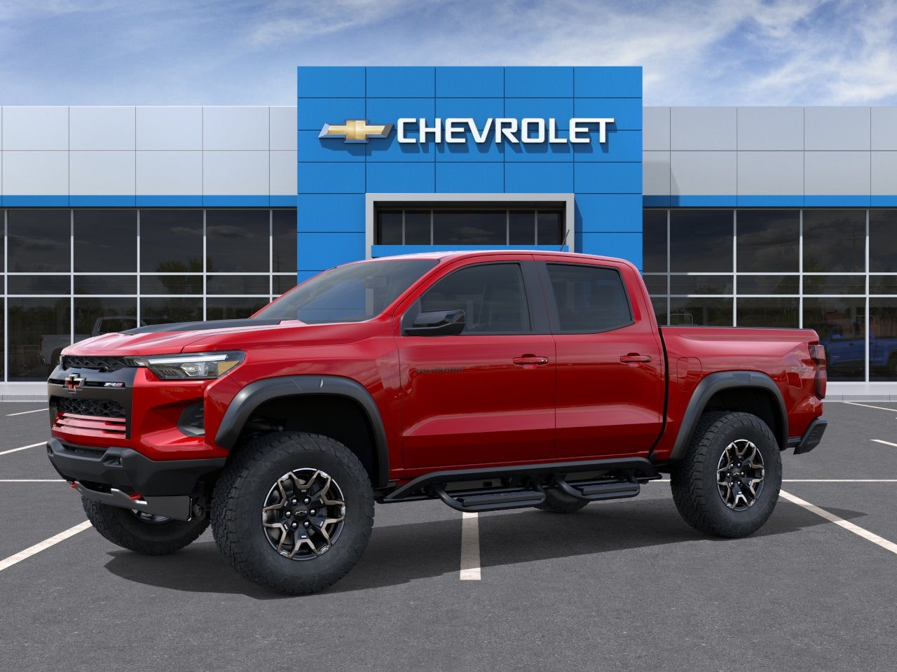 Radiant Red 2026 Chevrolet Colorado Pickup Truck Four-Wheel Drive 8-Speed Automatic