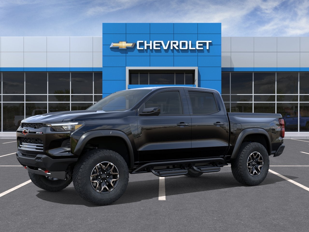 Black 2026 Chevrolet Colorado Pickup Truck Four-Wheel Drive 8-Speed Automatic