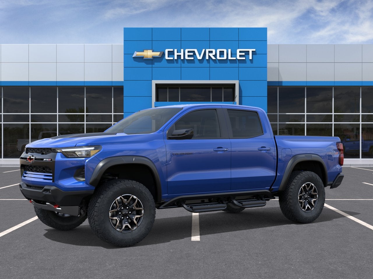 Blue Metallic 2026 Chevrolet Colorado Pickup Truck Four-Wheel Drive 8-Speed Automatic