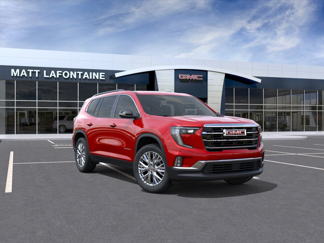 Volcanic Red Tintcoat 2027 GMC Acadia SUV / Crossover Four-Wheel Drive Automatic