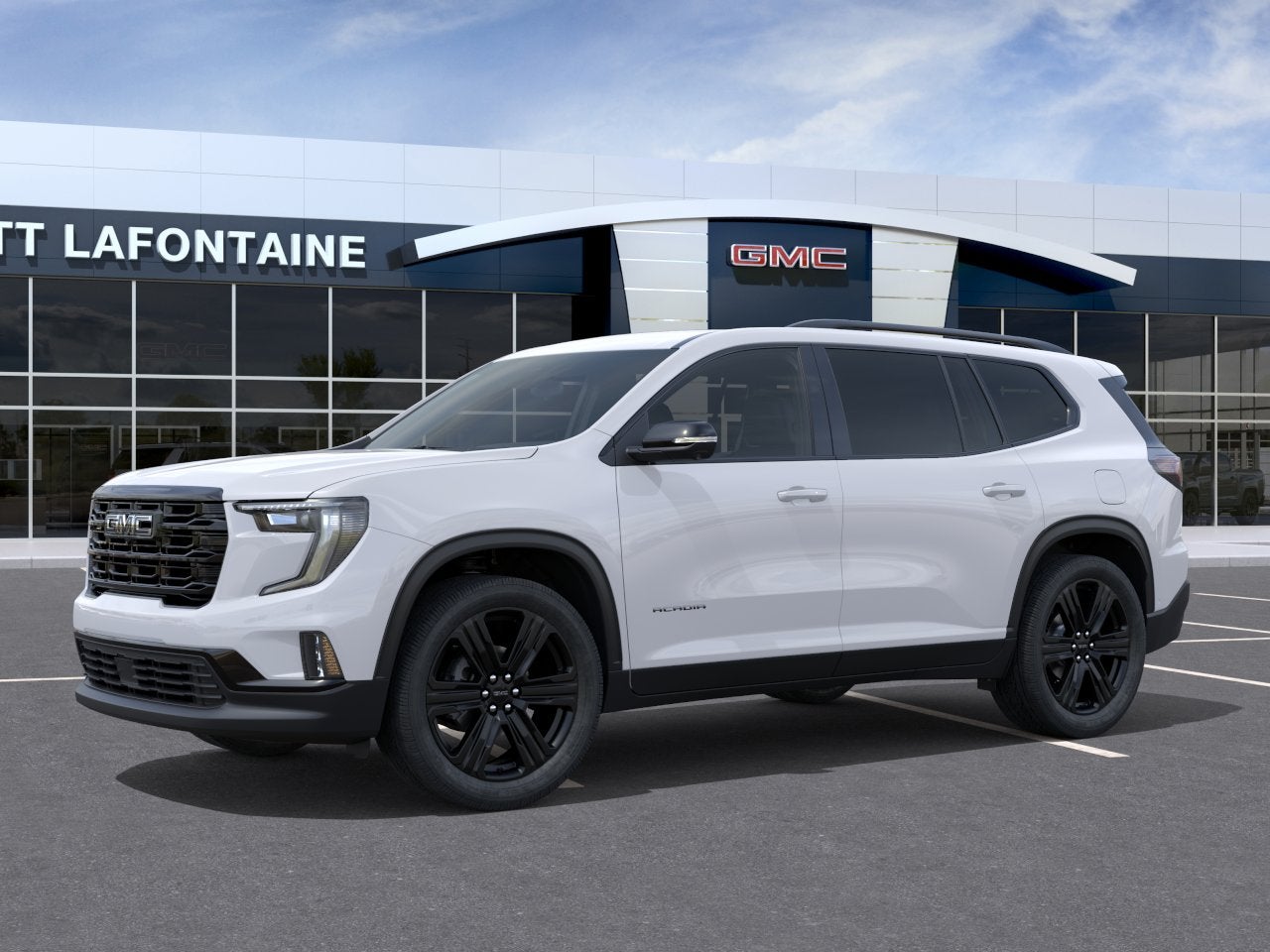 Summit White 2027 GMC Acadia SUV / Crossover Four-Wheel Drive 8-Speed Automatic