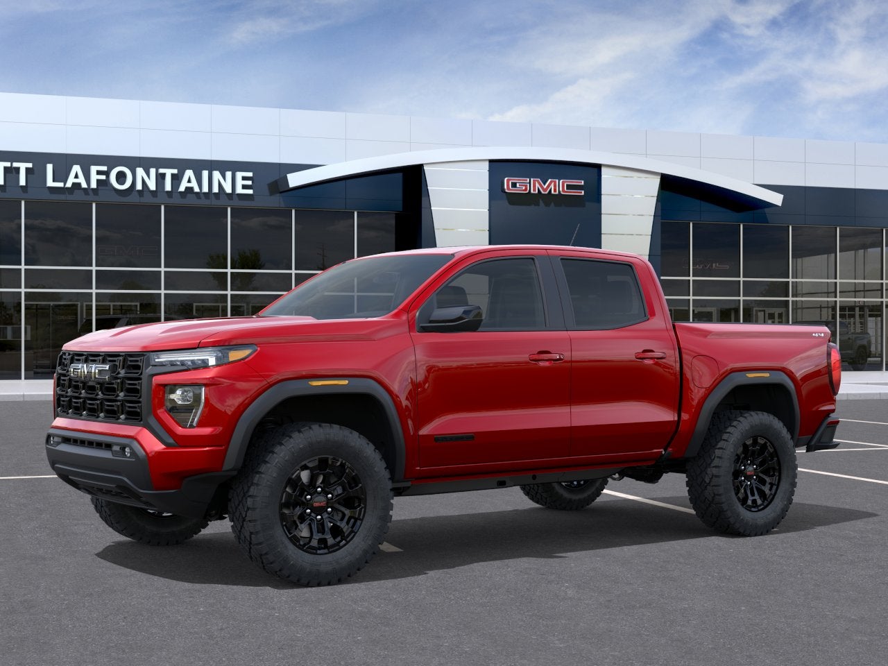 Volcanic Red 2026 GMC Canyon Pickup Truck Four-Wheel Drive 8-Speed Automatic