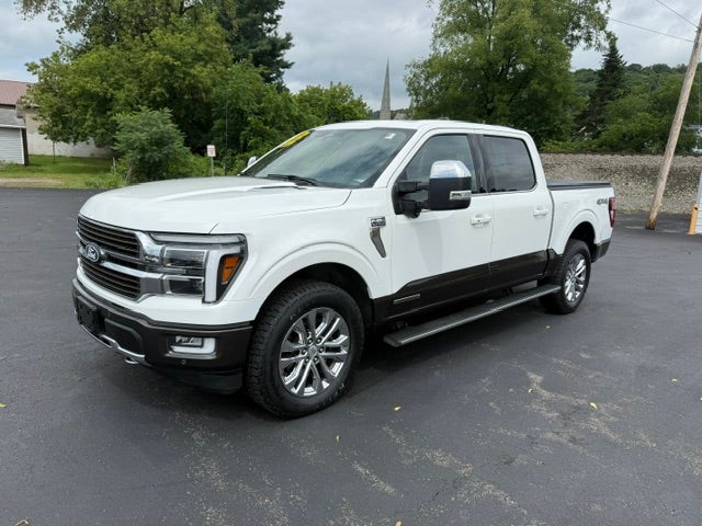 White 2024 Ford F-150 Pickup Truck Four-Wheel Drive 10-Speed Automatic