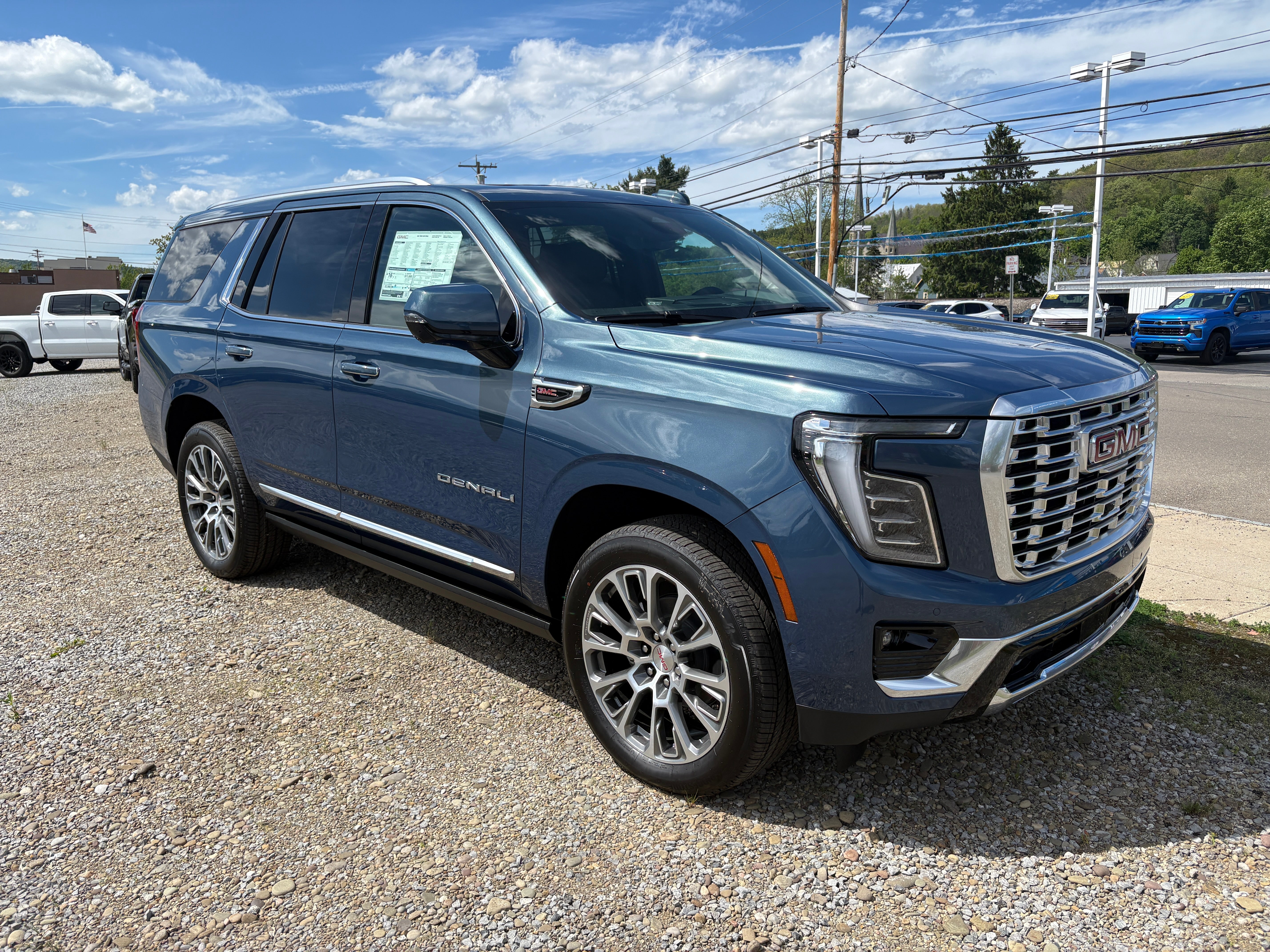 Downpour Metallic 2026 GMC Yukon Denali 4WD SUV / Crossover Four-Wheel Drive Automatic