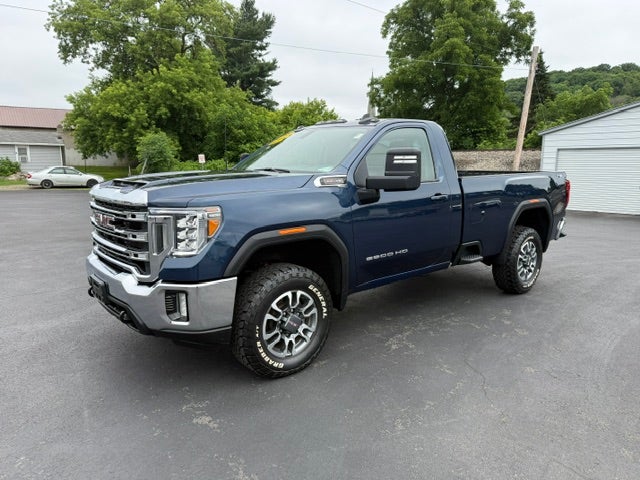 Pacific Blue Metallic 2022 GMC Sierra 2500HD Pickup Truck Four-Wheel Drive 6-Speed Automatic