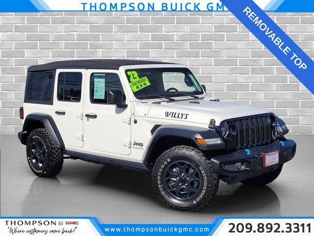 White 2023 Jeep Wrangler 4xe SUV / Crossover Four-Wheel Drive 8-Speed Automatic