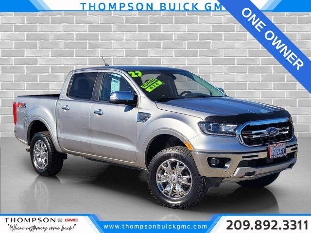 Silver 2022 Ford Ranger Pickup Truck Four-Wheel Drive Automatic