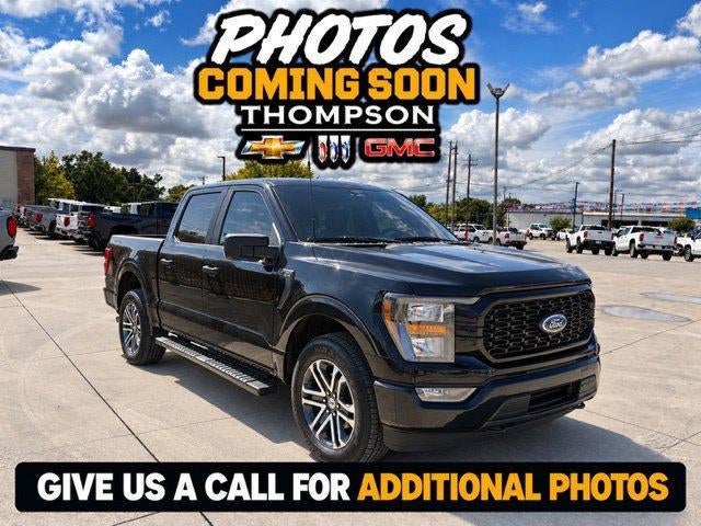 Blue 2023 Ford F-150 Pickup Truck Four-Wheel Drive 