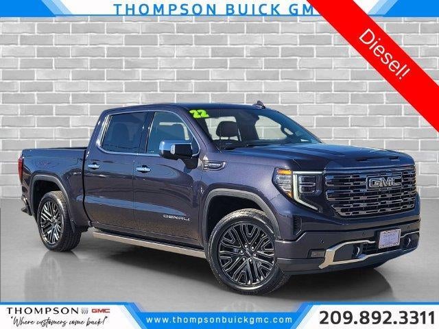 Titanium Rush Metallic 2022 GMC Sierra 1500 Pickup Truck Four-Wheel Drive Automatic