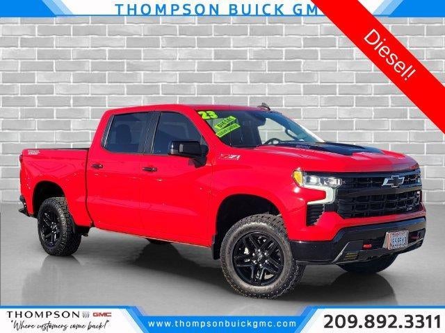 Red Hot 2023 Chevrolet Silverado 1500 Pickup Truck Four-Wheel Drive Automatic