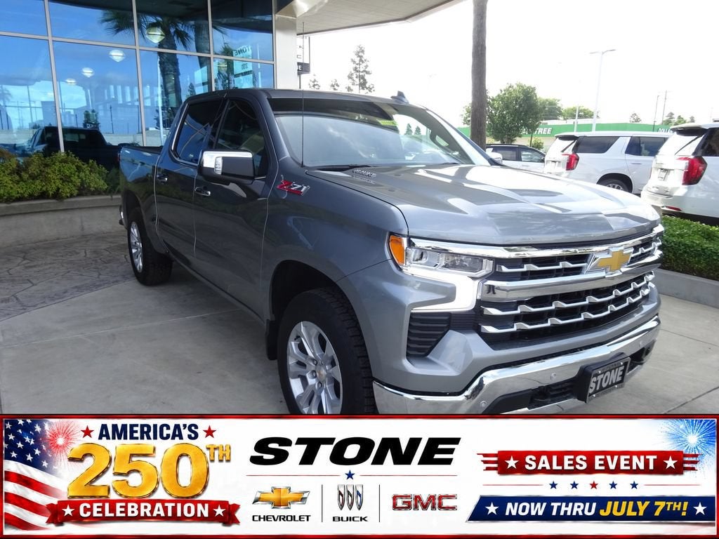 Sterling Gray Metallic 2026 Chevrolet Silverado 1500 Pickup Truck Four-Wheel Drive Automatic