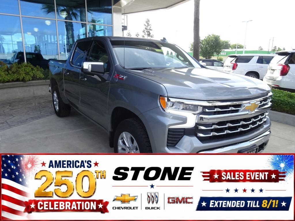 Sterling Gray Metallic 2026 Chevrolet Silverado 1500 Pickup Truck Four-Wheel Drive Automatic