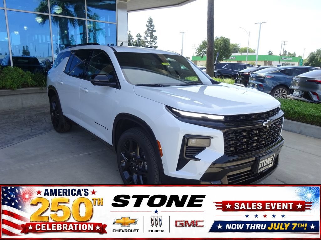 Polar White Tricoat 2026 Chevrolet Traverse SUV / Crossover Front-Wheel Drive Automatic