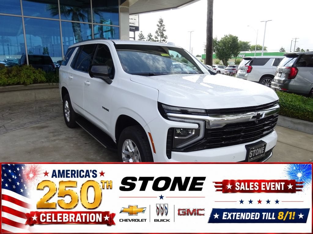 Summit White 2026 Chevrolet Tahoe SUV / Crossover Four-Wheel Drive Automatic