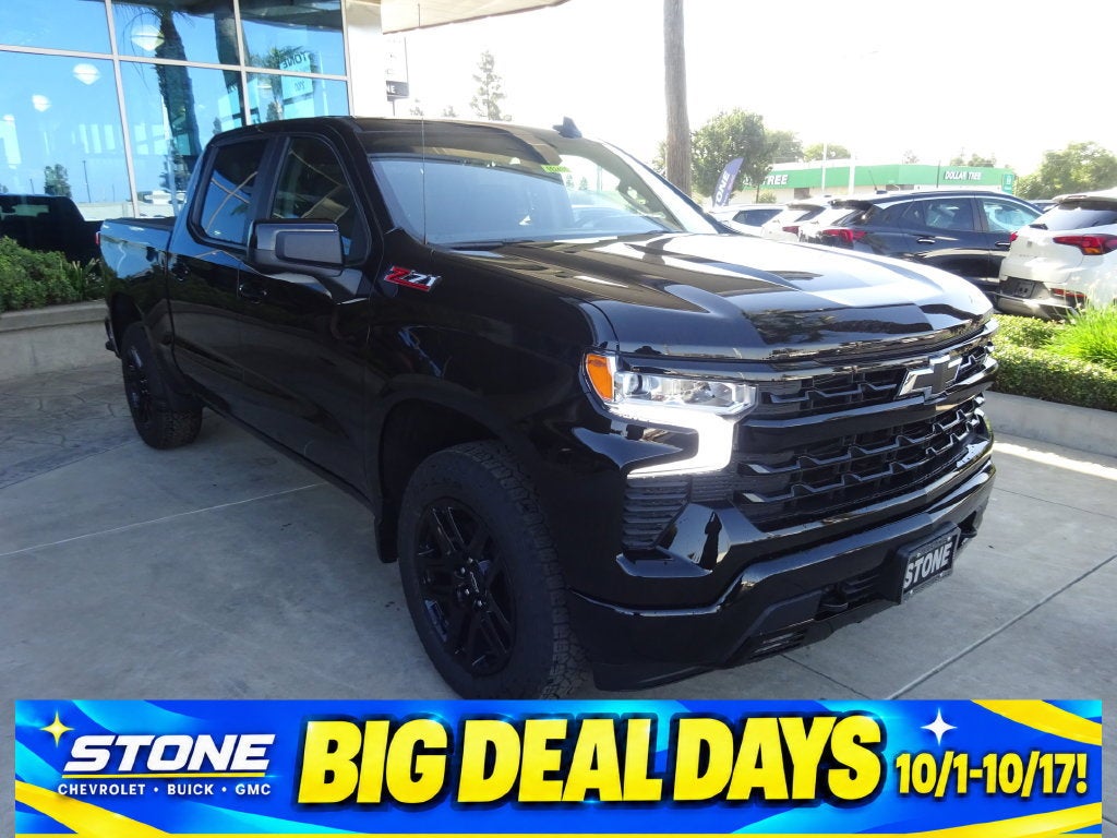 Black 2026 Chevrolet Silverado 1500 Pickup Truck Four-Wheel Drive Automatic