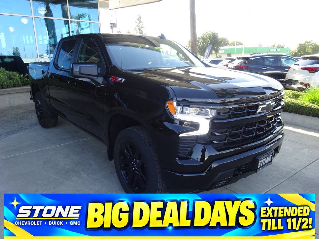 Black 2026 Chevrolet Silverado 1500 Pickup Truck Four-Wheel Drive Automatic