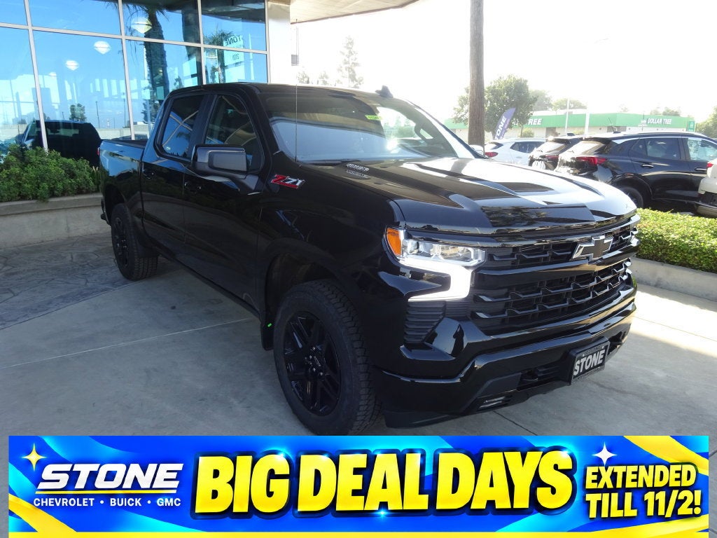 Black 2026 Chevrolet Silverado 1500 Pickup Truck Four-Wheel Drive Automatic