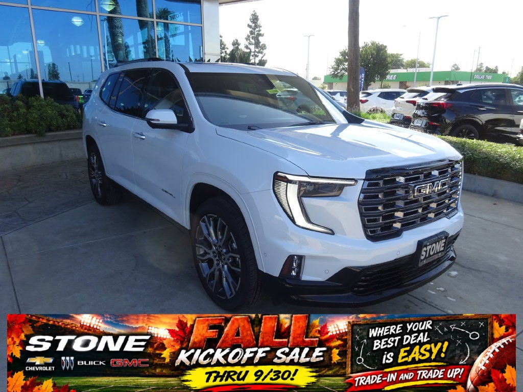 Glacier White Tricoat 2027 GMC Acadia SUV / Crossover Four-Wheel Drive Automatic