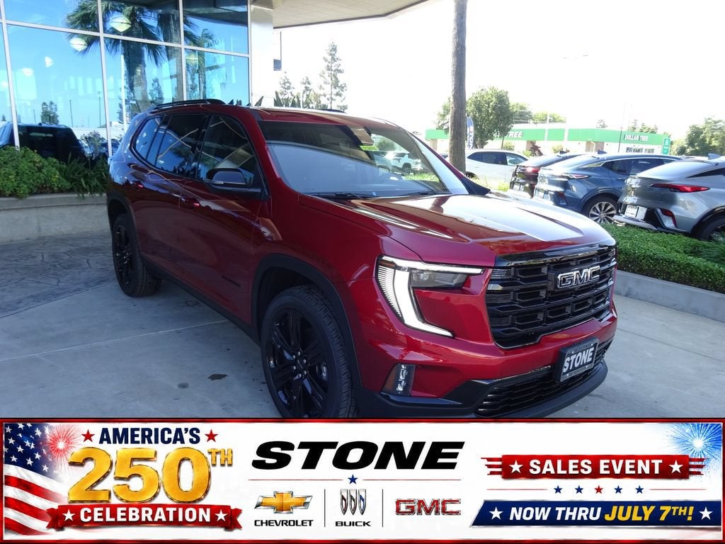 Volcanic Red Tintcoat 2026 GMC Acadia SUV / Crossover Front-Wheel Drive Automatic