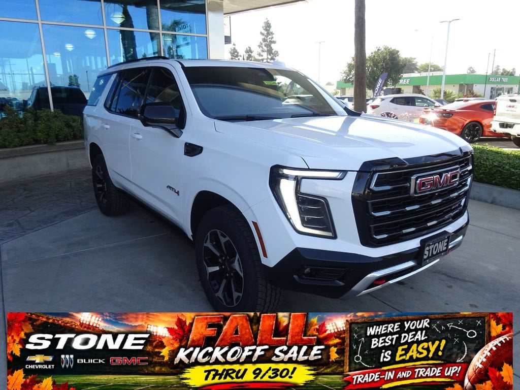 Summit White 2026 GMC Yukon SUV / Crossover Four-Wheel Drive Automatic