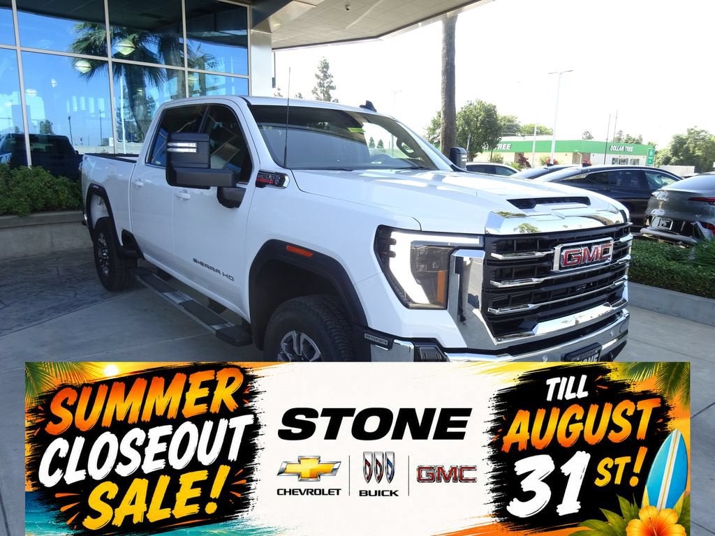 Summit White 2026 GMC Sierra 2500HD Pickup Truck Four-Wheel Drive Automatic