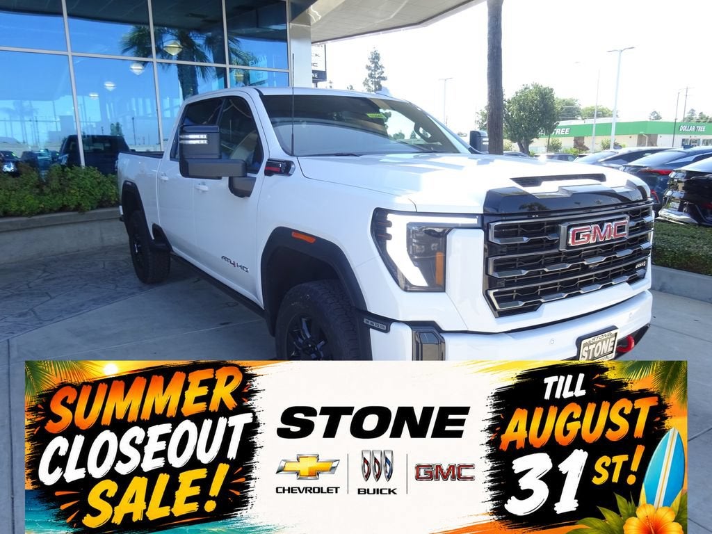 Summit White 2026 GMC Sierra 2500HD Pickup Truck Four-Wheel Drive Automatic