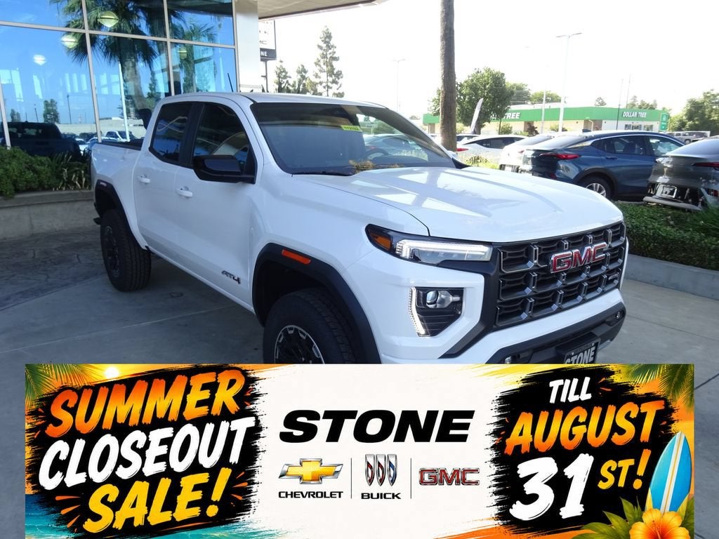 Summit White 2026 GMC Canyon Pickup Truck Four-Wheel Drive Automatic