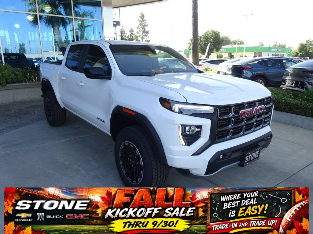 Summit White 2026 GMC Canyon Pickup Truck Four-Wheel Drive Automatic