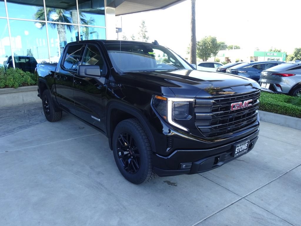 Onyx Black 2026 GMC Sierra 1500 Elevation Crew Cab 4WD Pickup Truck Four-Wheel Drive Automatic