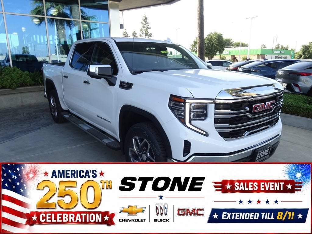 Summit White 2026 GMC Sierra 1500 Pickup Truck Four-Wheel Drive Automatic