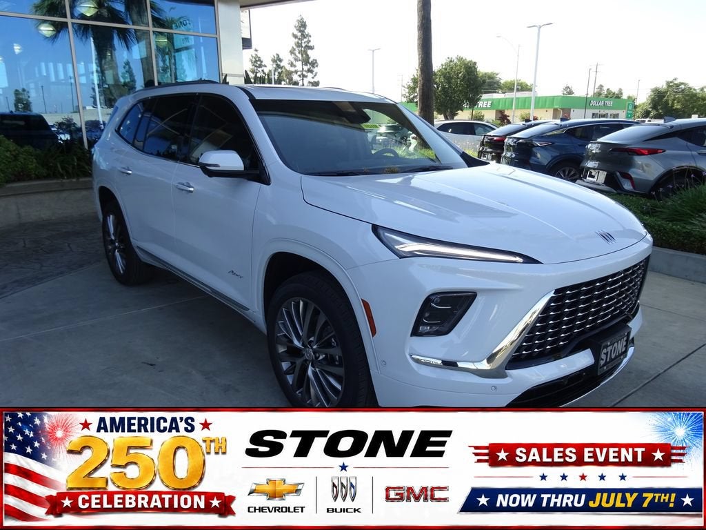 Iridescent White Tricoat 2026 Buick Enclave SUV / Crossover Front-Wheel Drive Automatic