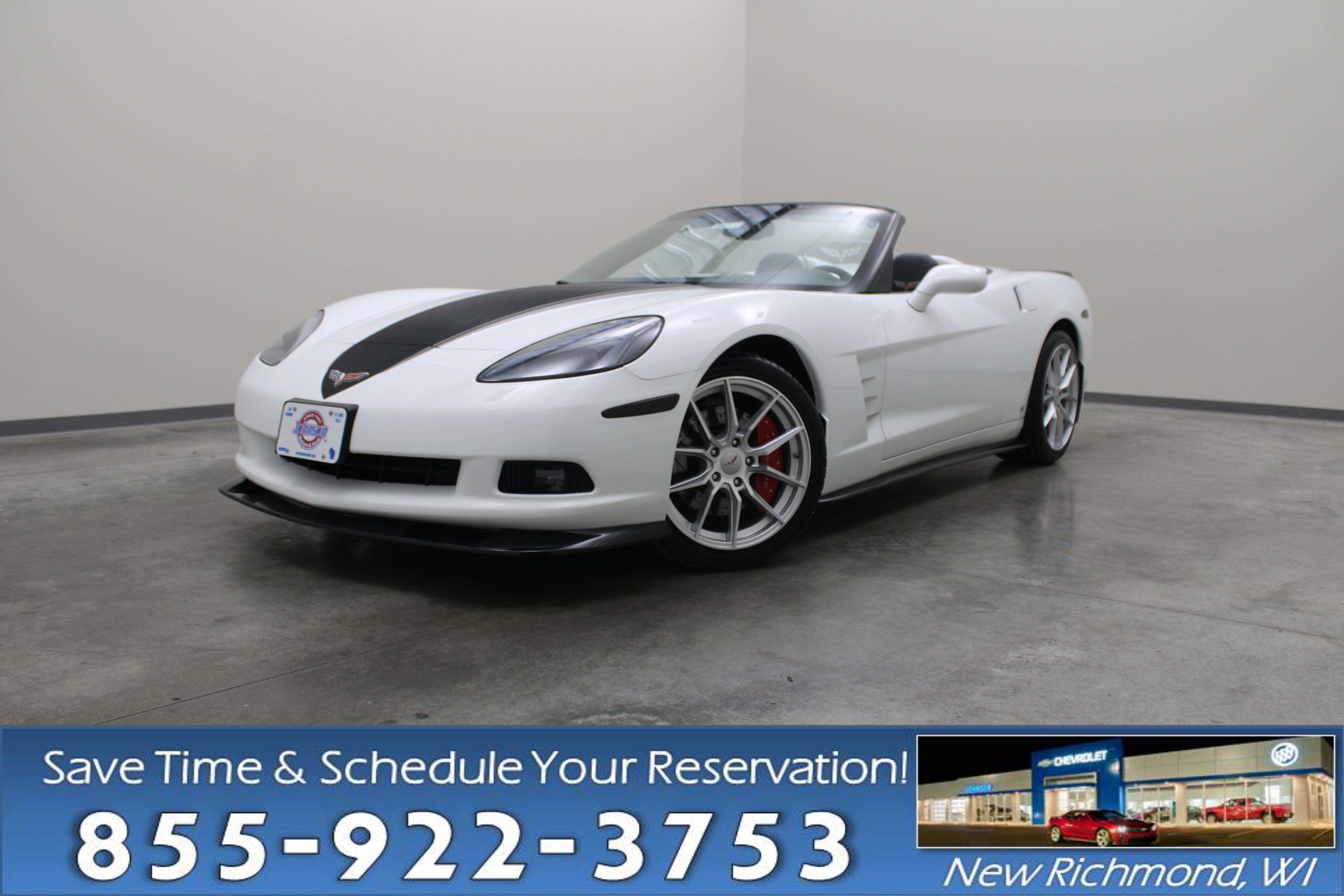 Arctic White 2007 Chevrolet Corvette Convertible Rear-Wheel Drive Automatic