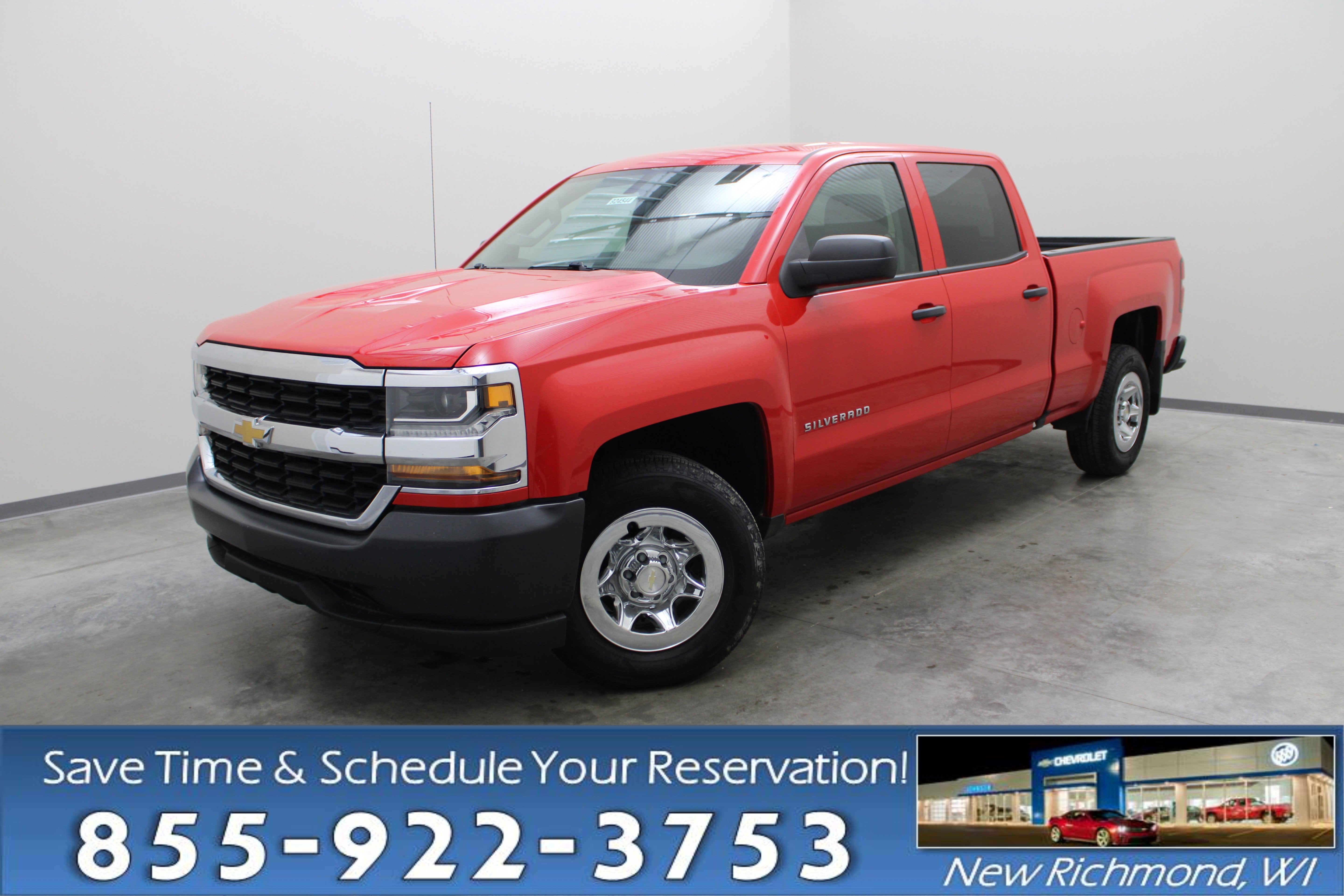 Red Hot 2017 Chevrolet Silverado 1500 Pickup Truck 4X2 Automatic