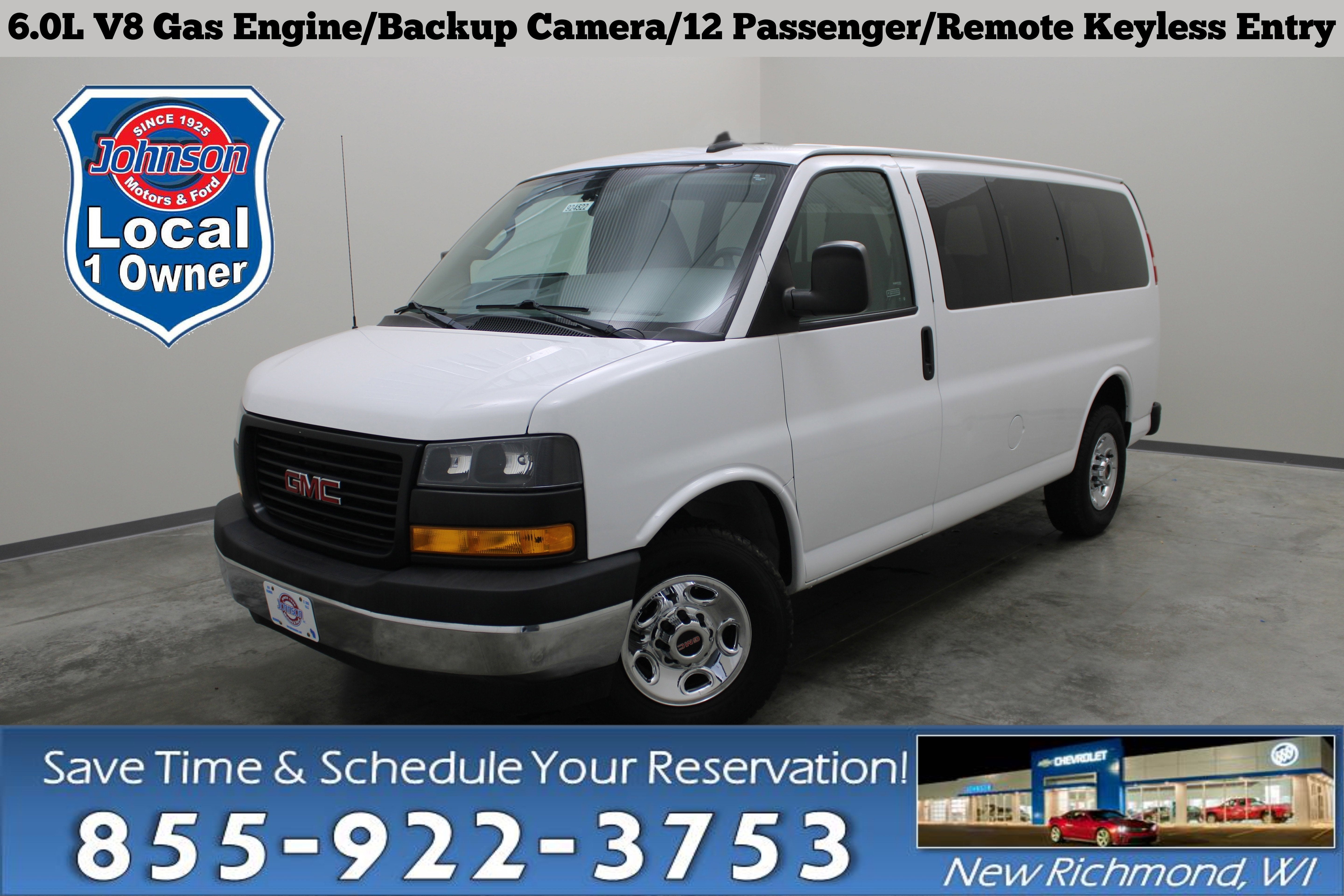 Summit White 2018 GMC Savana Van Rear-Wheel Drive Automatic