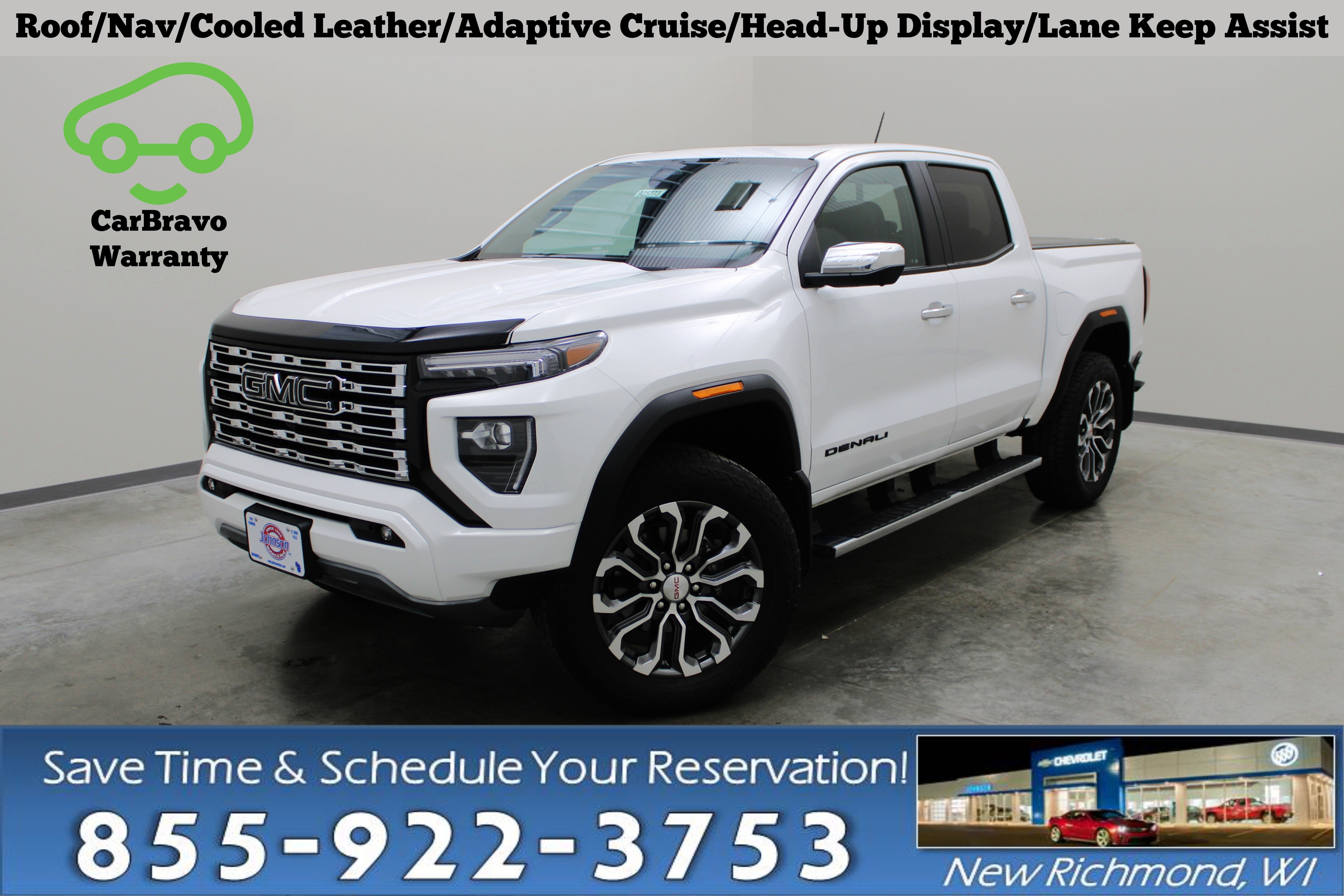 Summit White 2024 GMC Canyon Pickup Truck Four-Wheel Drive Automatic