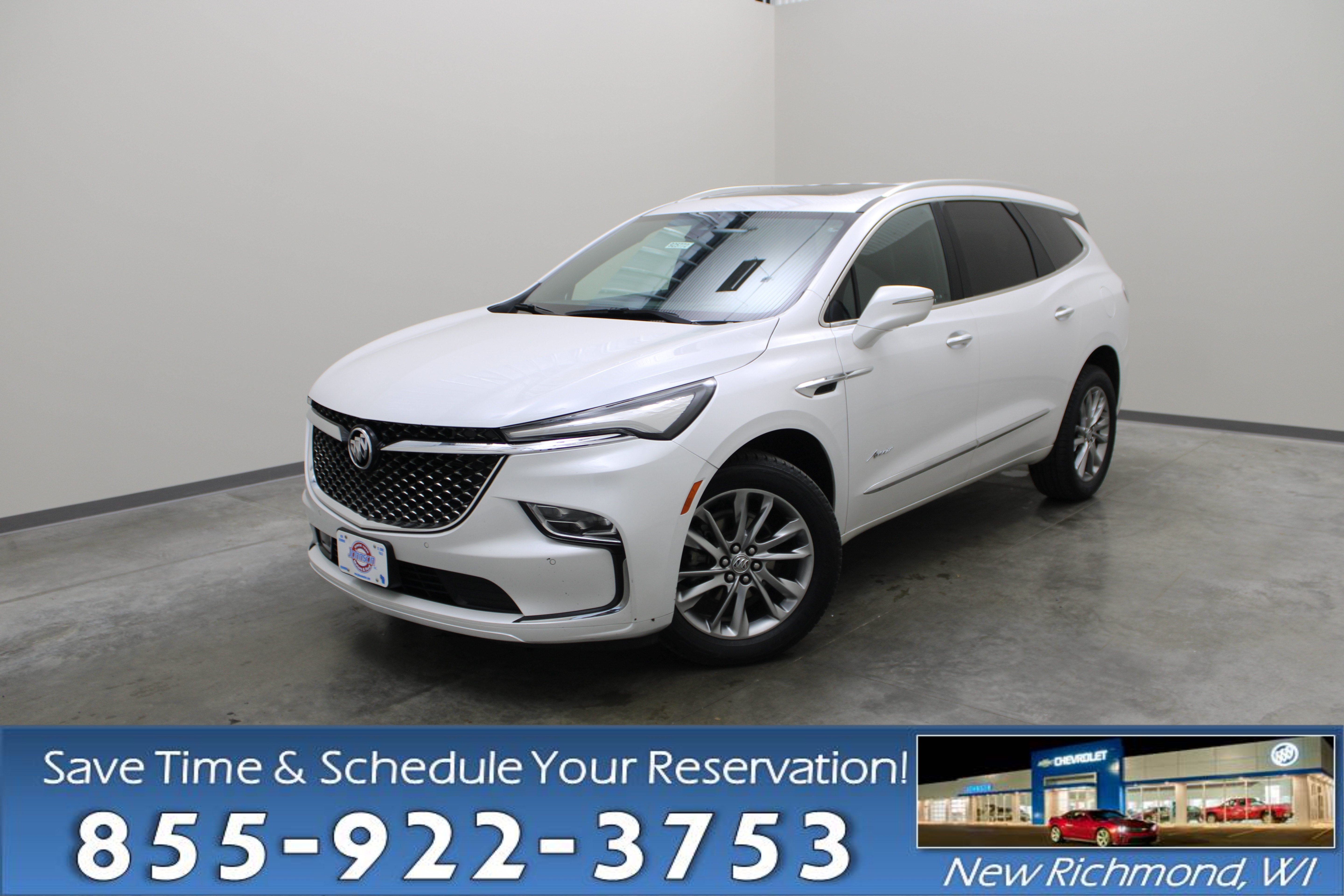 White Frost Tricoat 2023 Buick Enclave SUV / Crossover Four-Wheel Drive Automatic