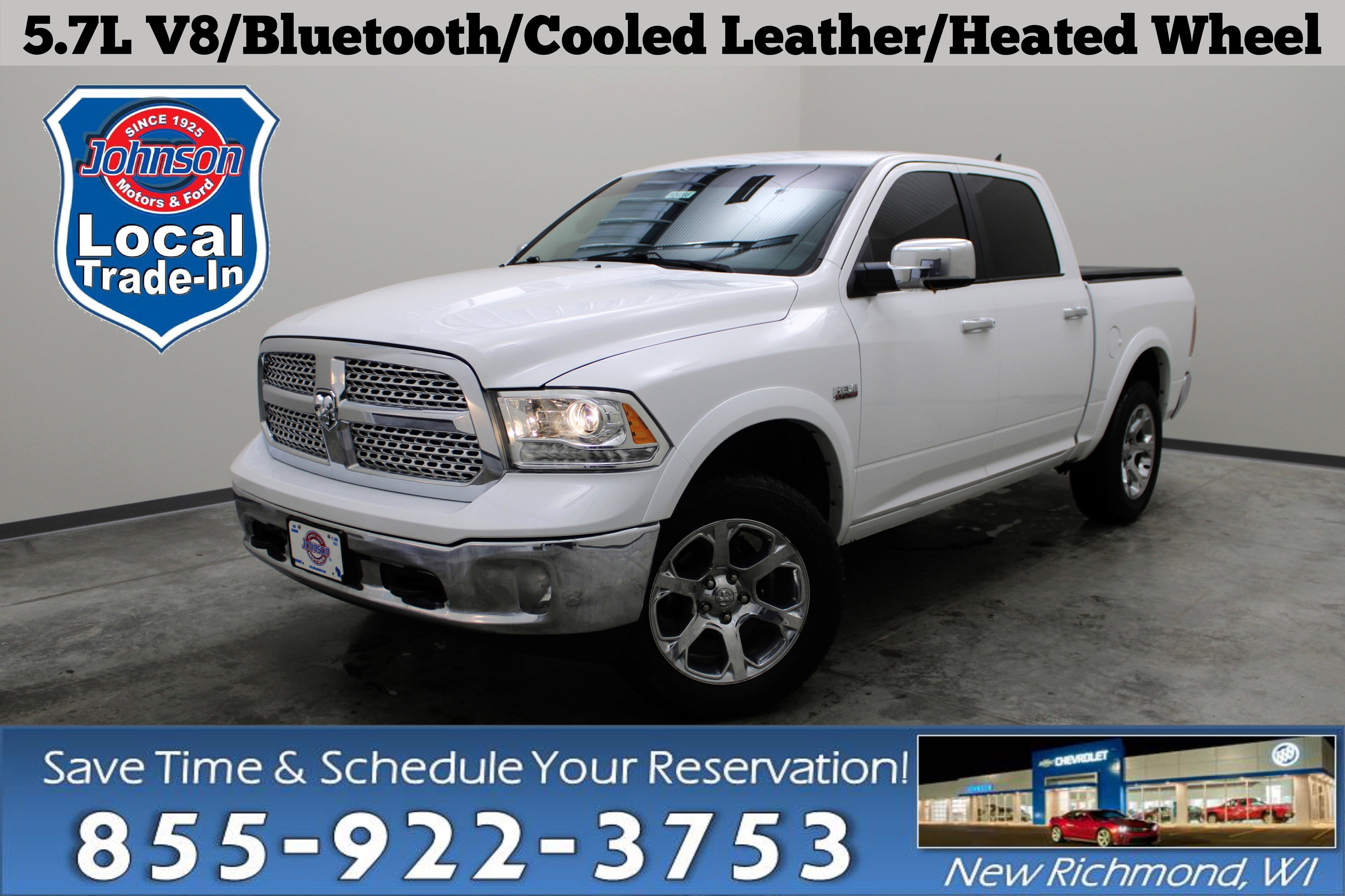 White 2018 RAM 1500 Pickup Truck Four-Wheel Drive Automatic
