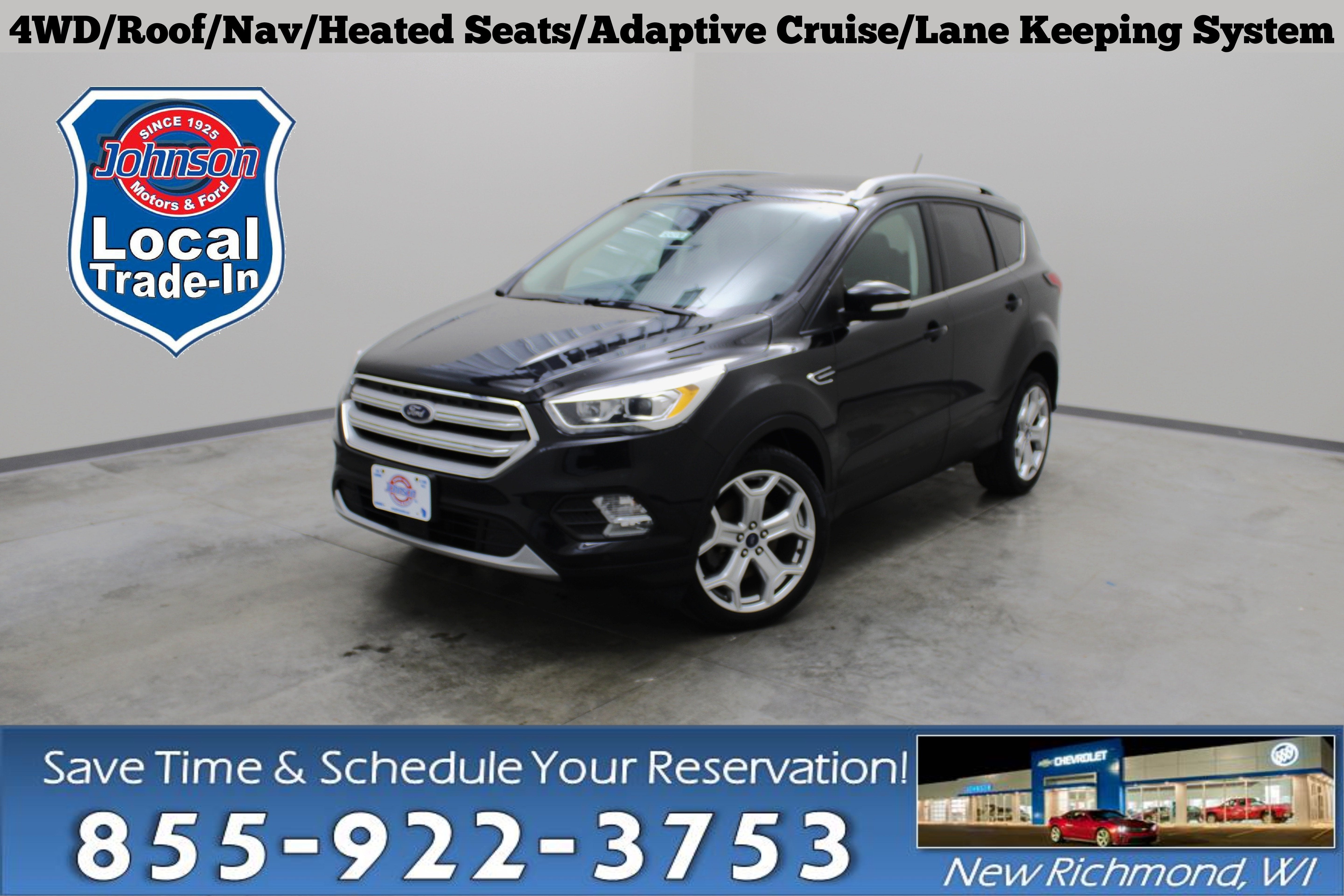 Black 2019 Ford Escape SUV / Crossover All-Wheel Drive Automatic