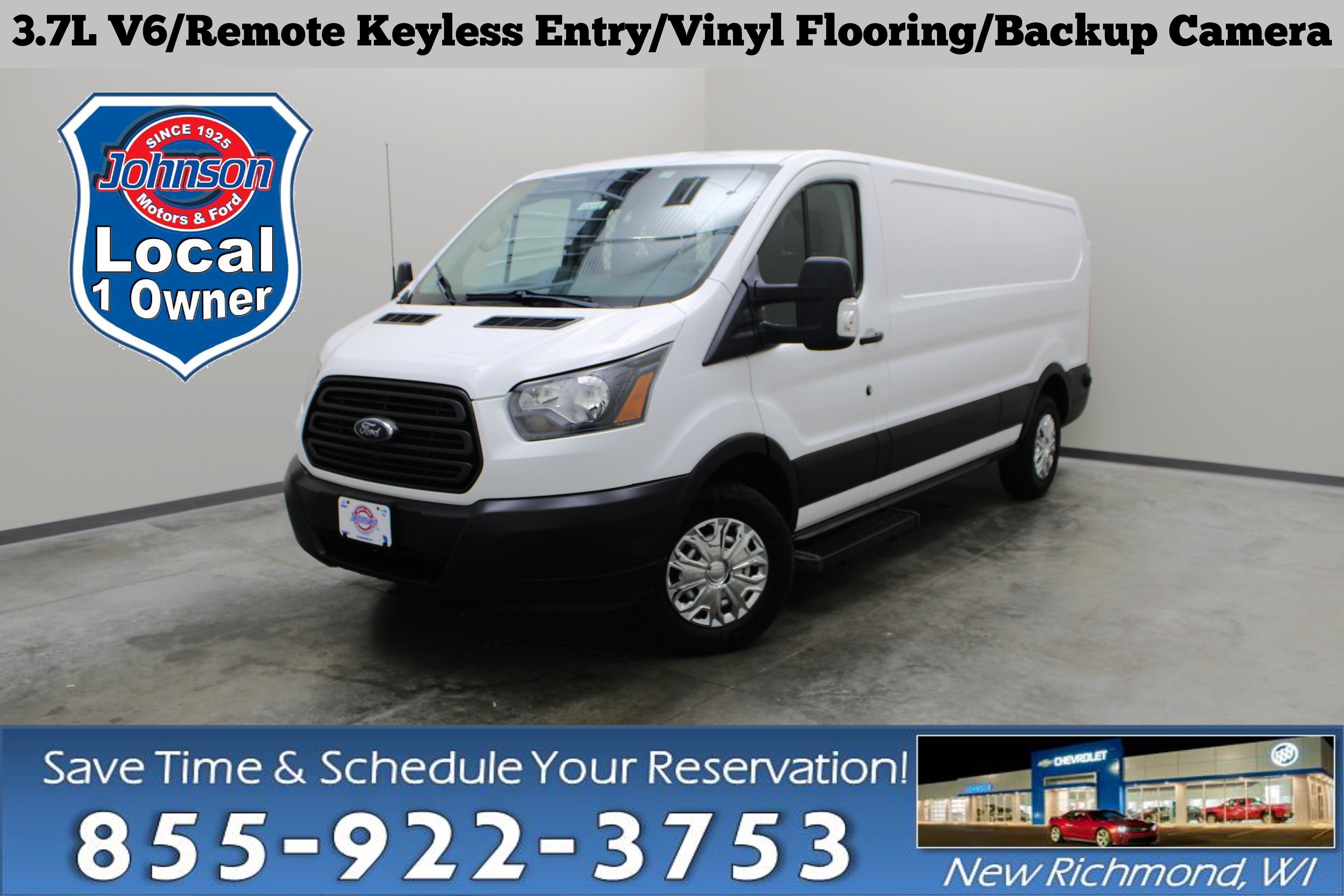  2019 Ford Transit Cargo 150 Low Roof LWB RWD with 60/40 Passenger-Side Doors   