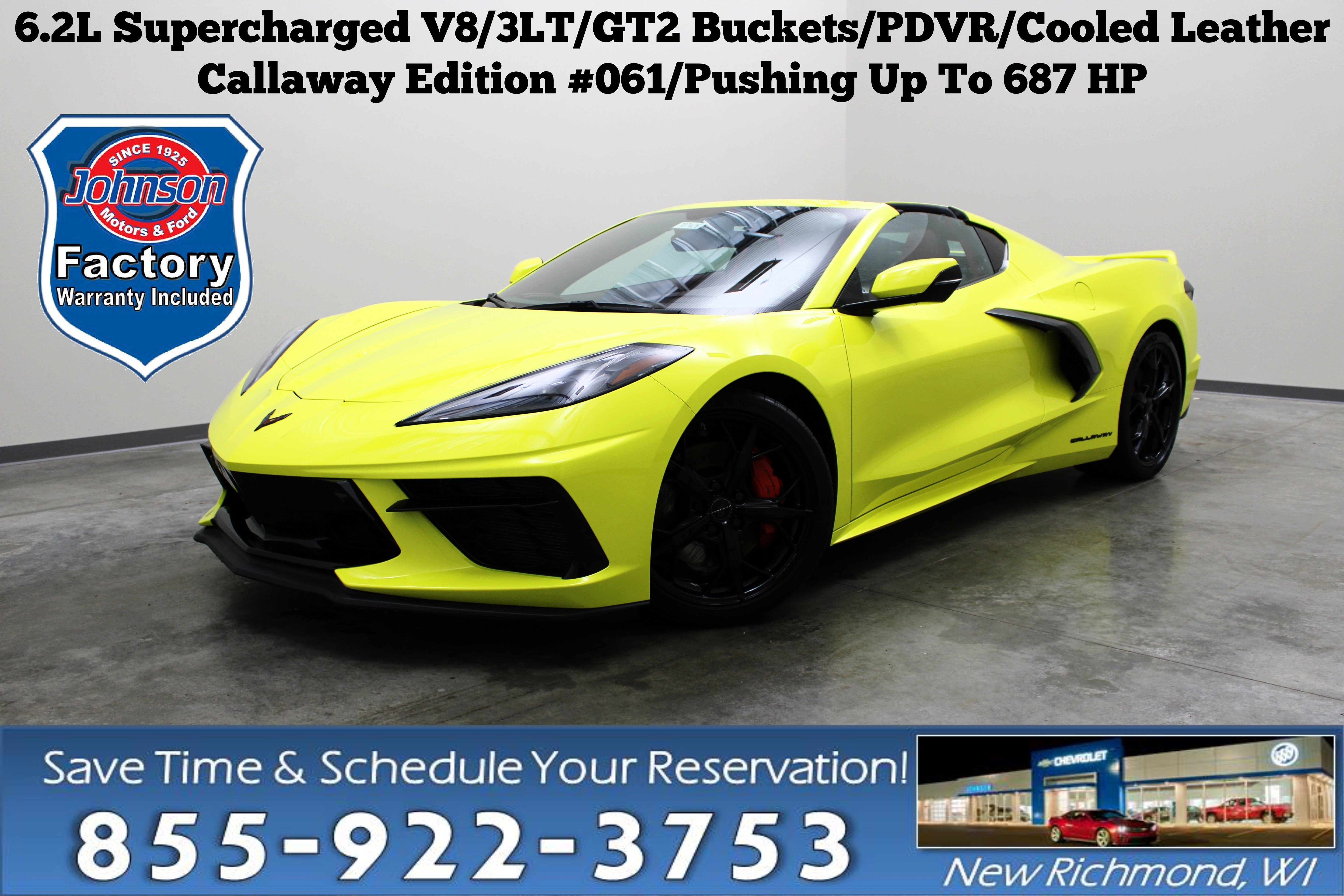 Accelerate Yellow Metallic 2020 Chevrolet Corvette Coupe Rear-Wheel Drive Automatic