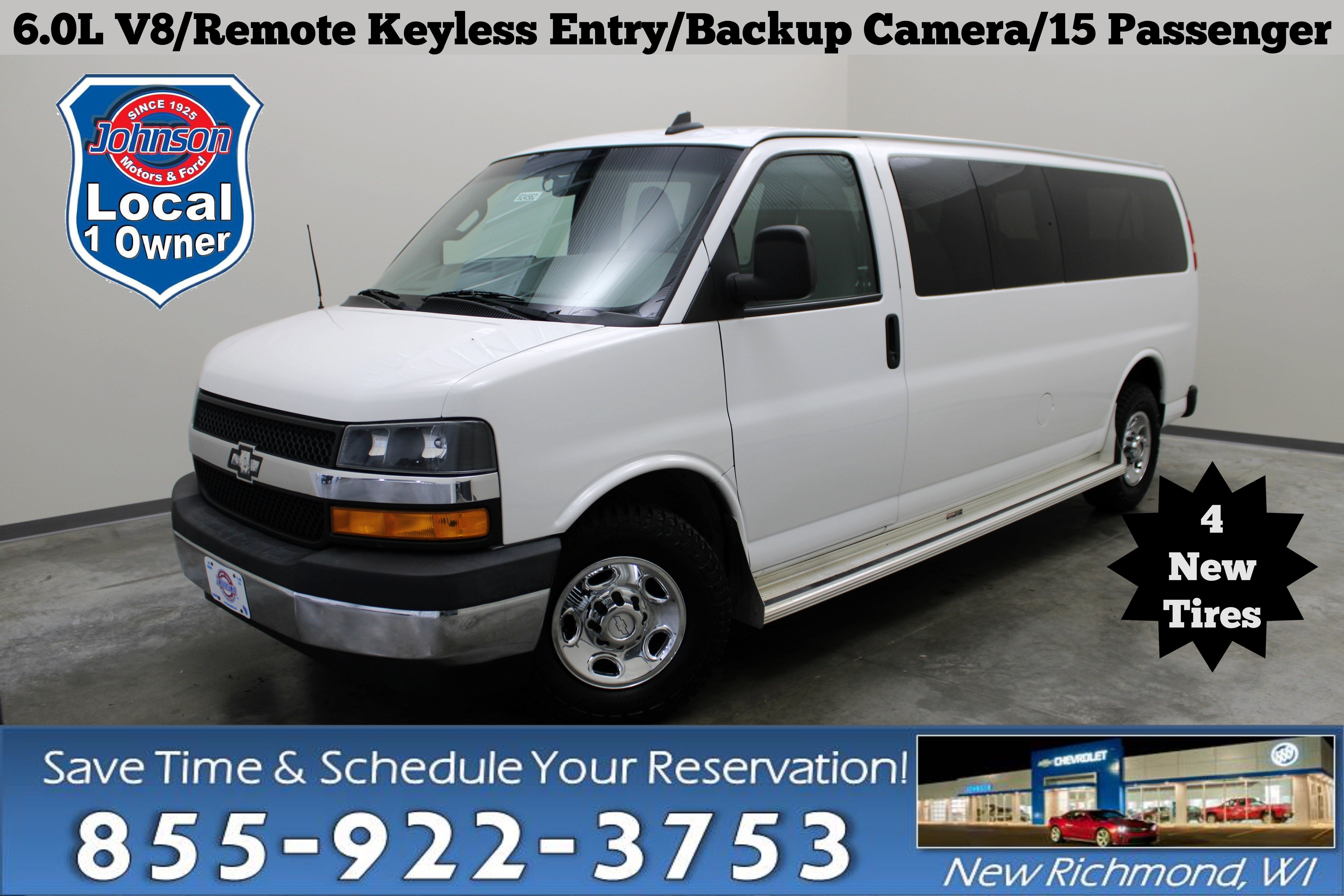 Summit White 2018 Chevrolet Express Van Rear-Wheel Drive Automatic