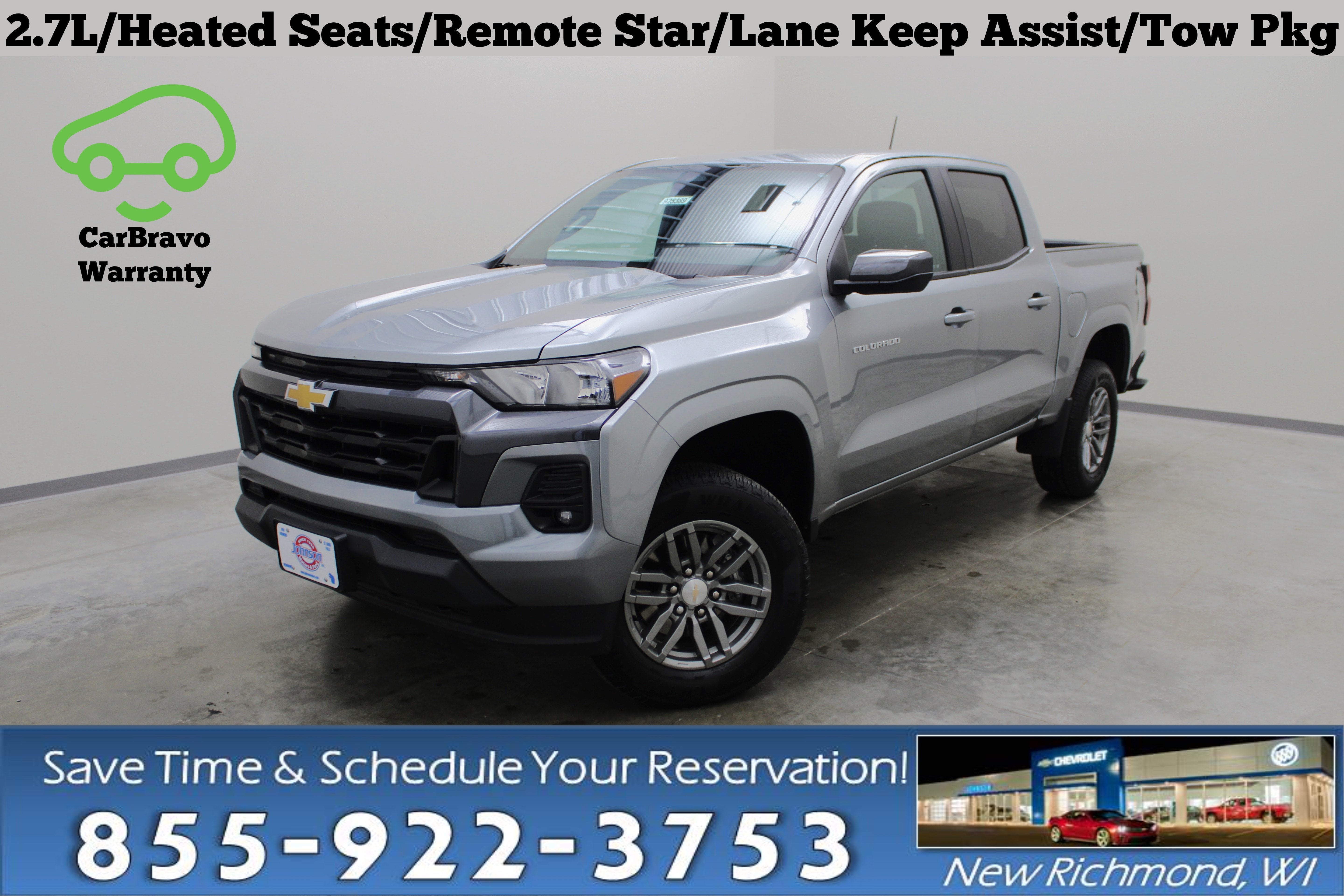 Sterling Gray Metallic 2023 Chevrolet Colorado Pickup Truck Four-Wheel Drive Automatic