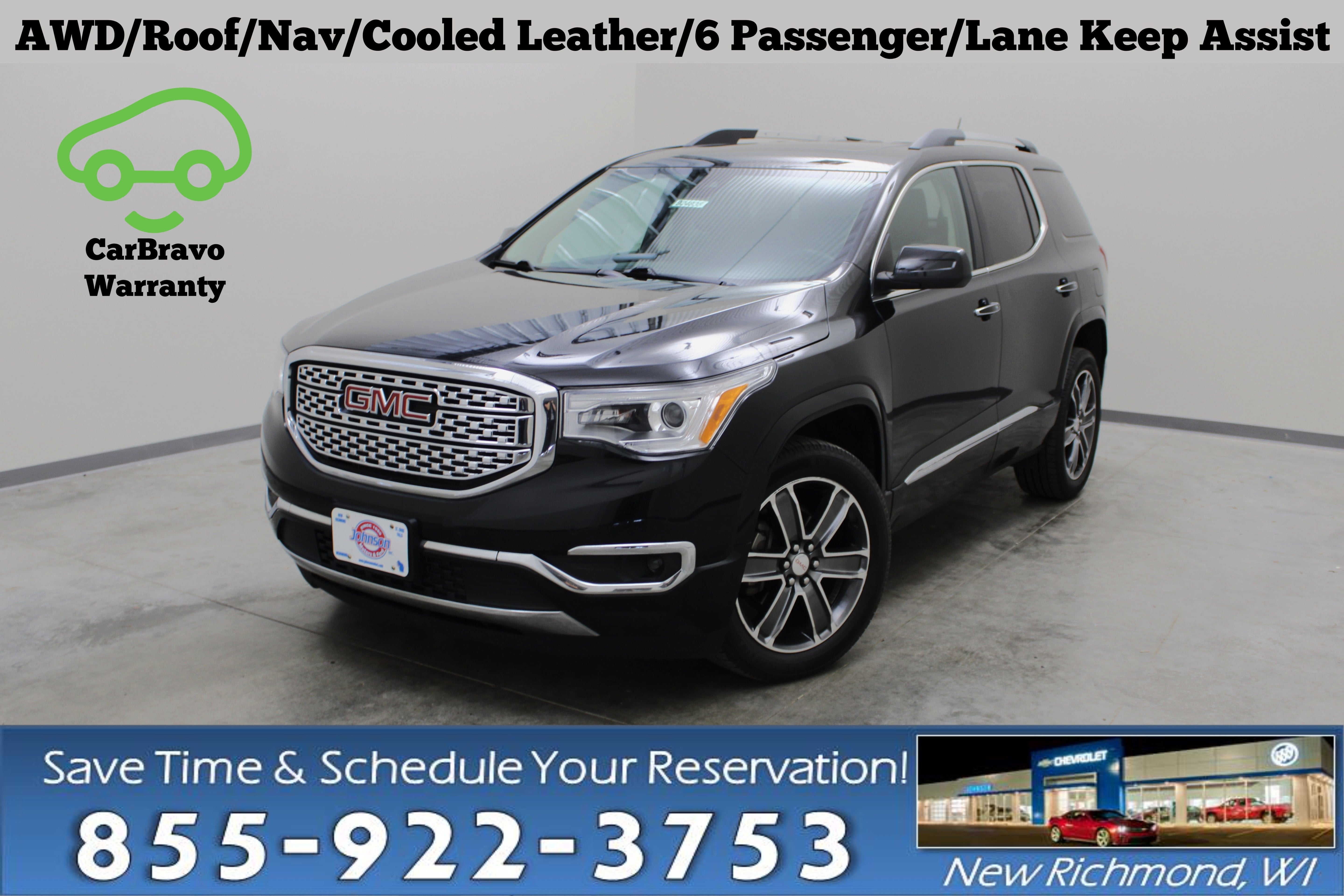 Black (Ebony Twilight Metallic) 2019 GMC Acadia SUV / Crossover Four-Wheel Drive Automatic