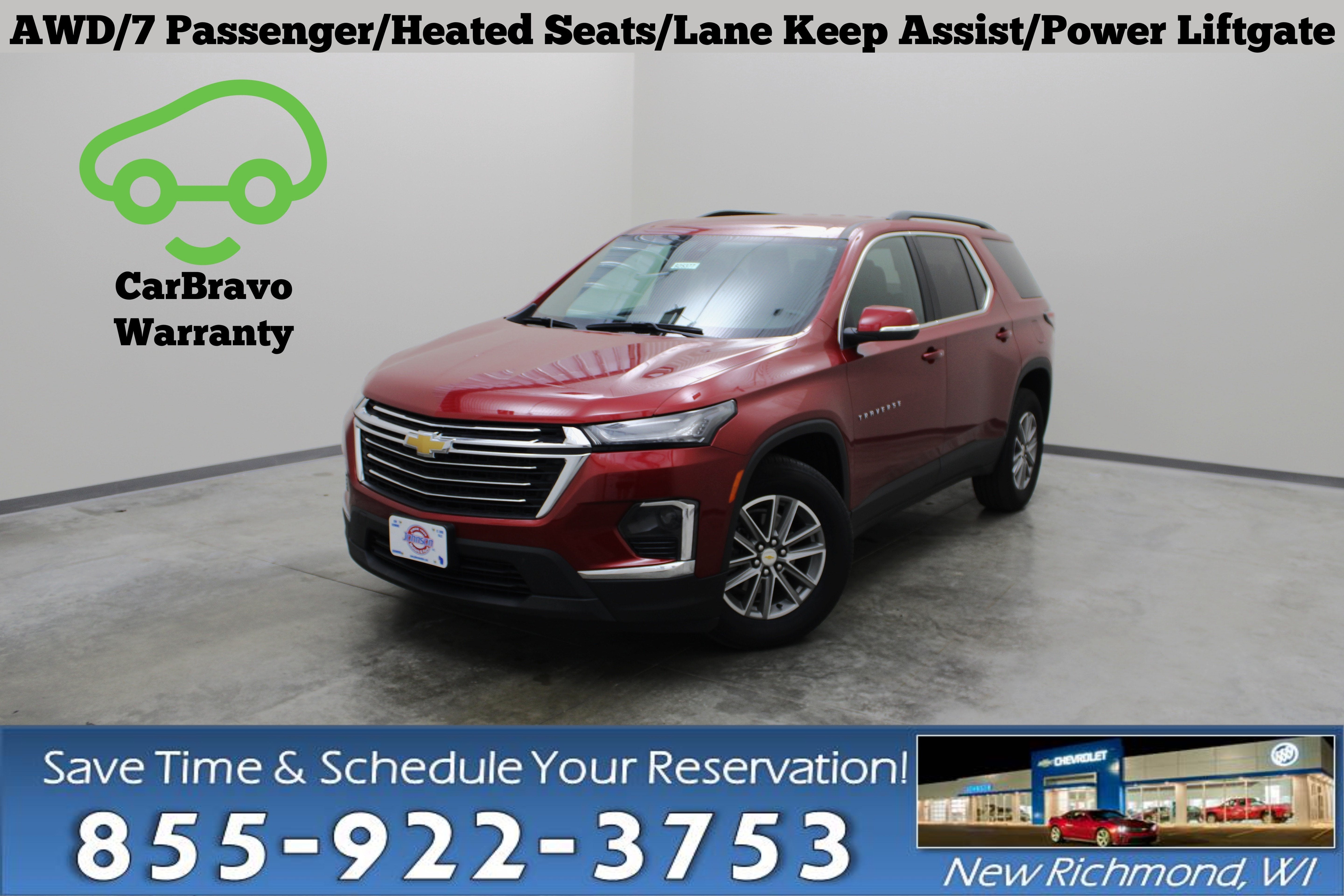 Radiant Red Tintcoat 2024 Chevrolet Traverse SUV / Crossover Four-Wheel Drive Automatic