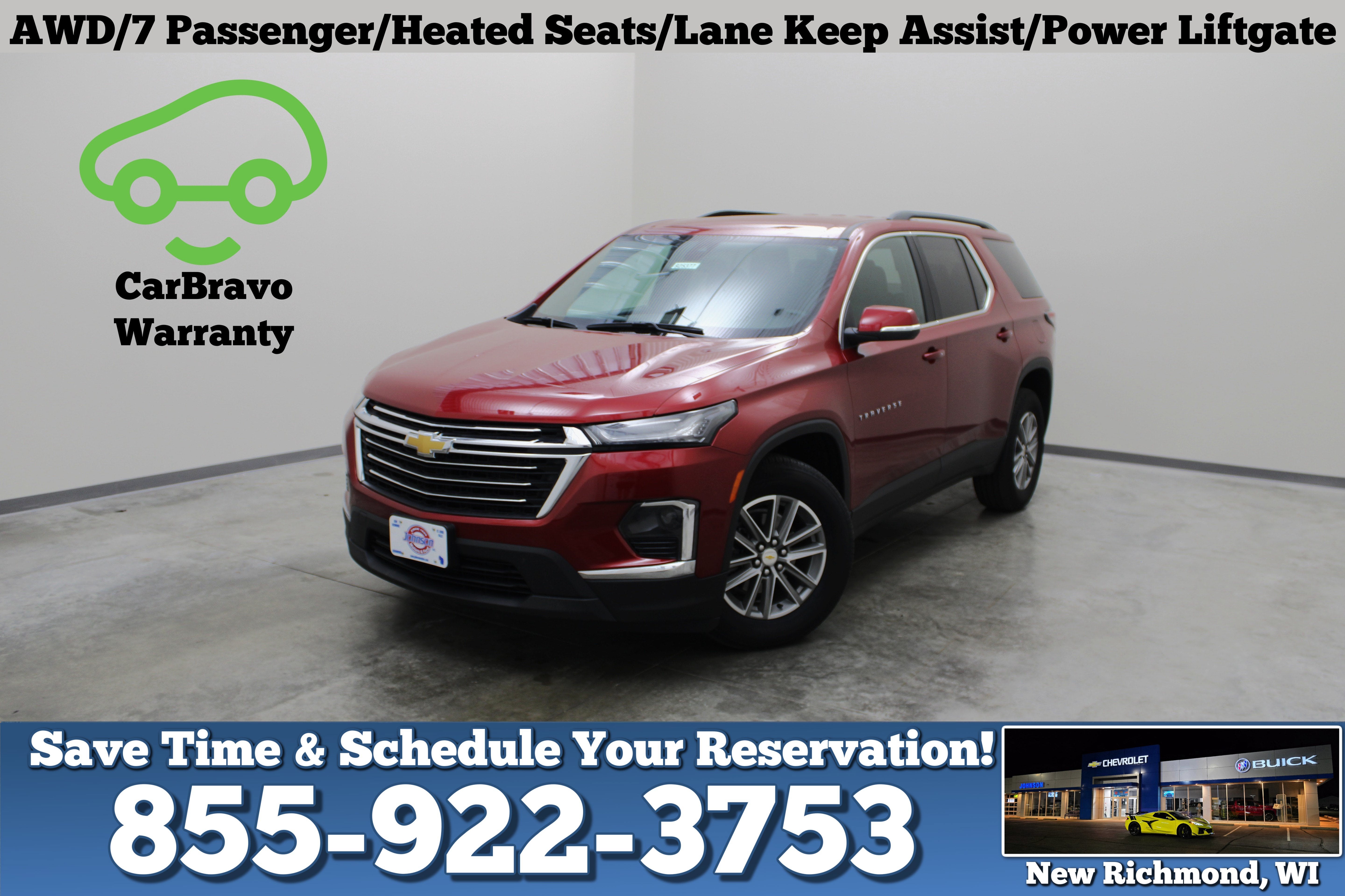 Radiant Red Tintcoat 2024 Chevrolet Traverse SUV / Crossover Four-Wheel Drive Automatic